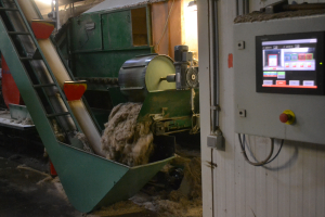 Flax-processing